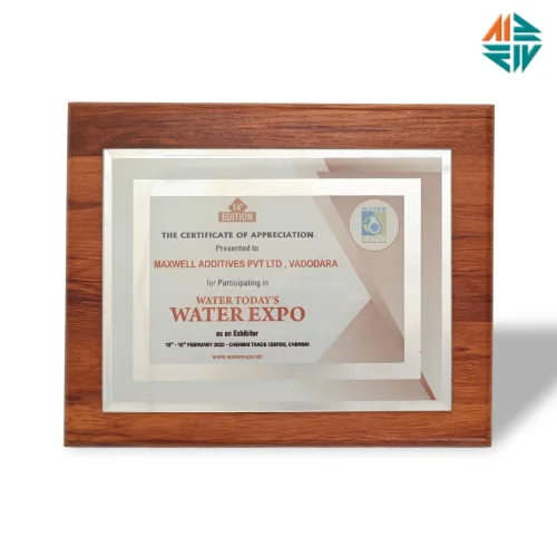 Appreciation Certificate Water Expo 2021